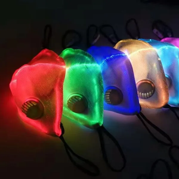 LED Mask With Breathing Valve