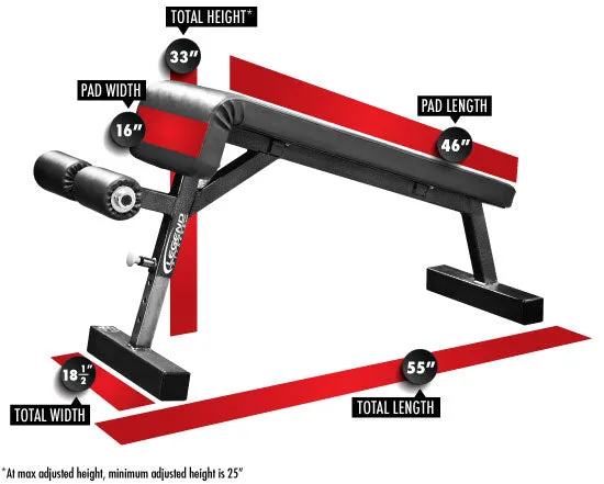 Legend Fitness Decline Utility Bench - 3102