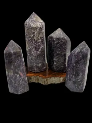 Lepidolite Tower - Faceted - Over 225 Grams