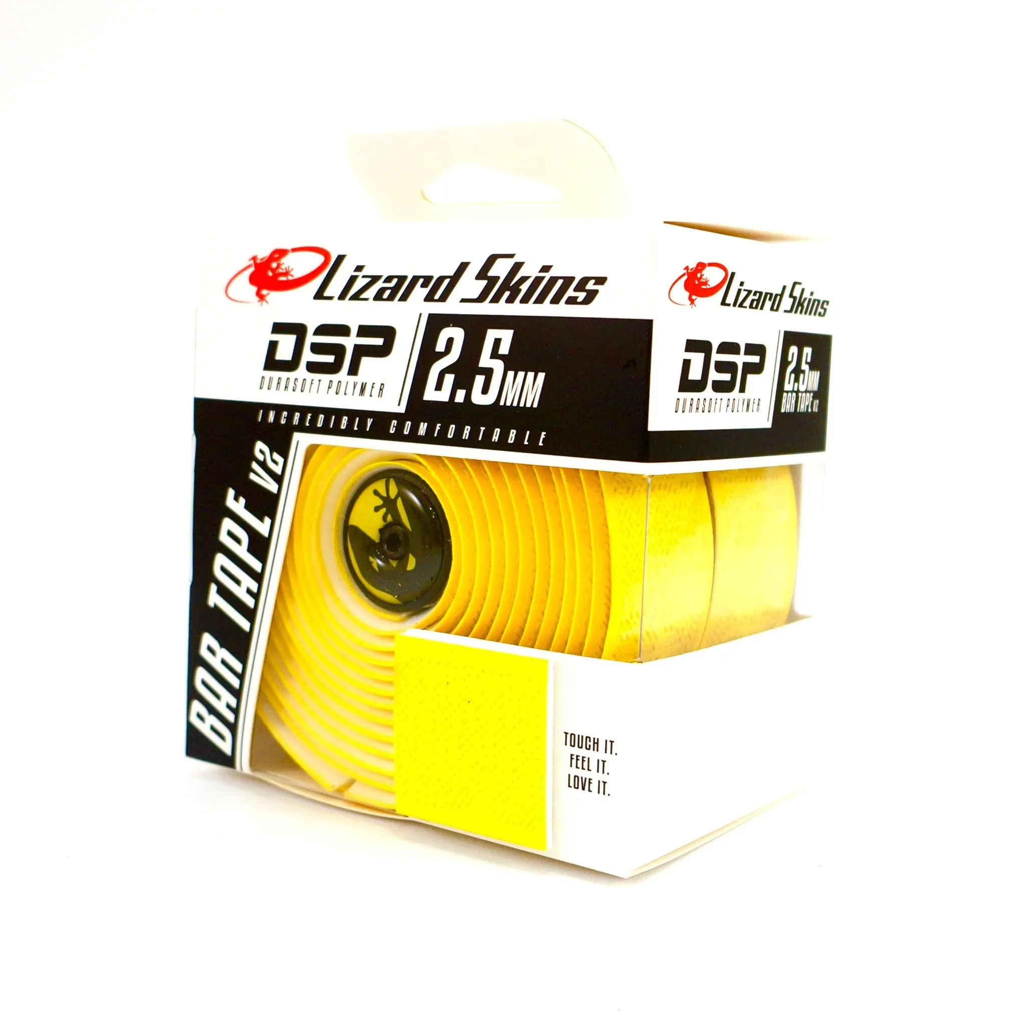 Lizard Skins DSP 2.5mm V2 Road Bar Tape - Neon Pink/Jet Black/Gray/Neon Yellow