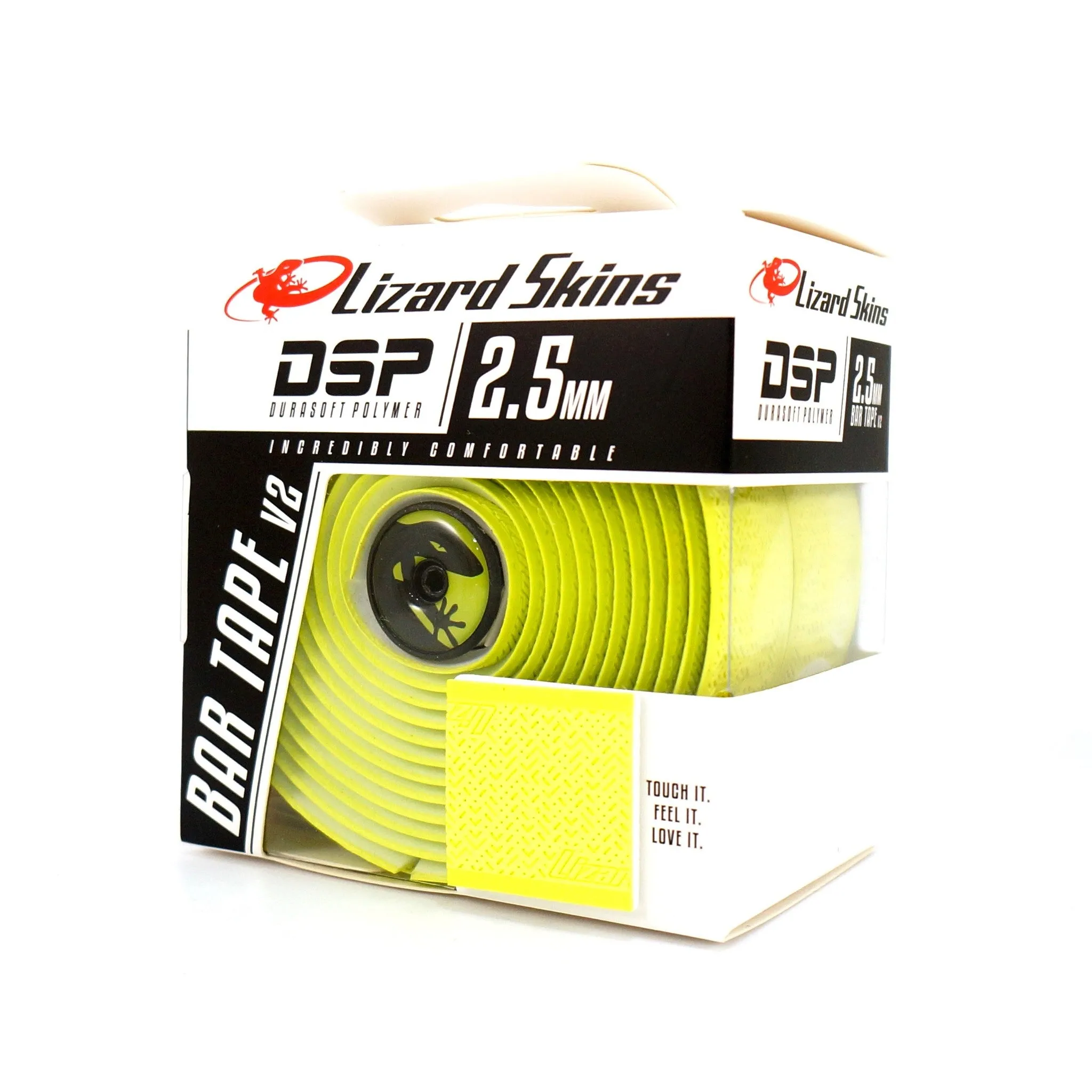 Lizard Skins DSP 2.5mm V2 Road Bar Tape - Neon Pink/Jet Black/Gray/Neon Yellow
