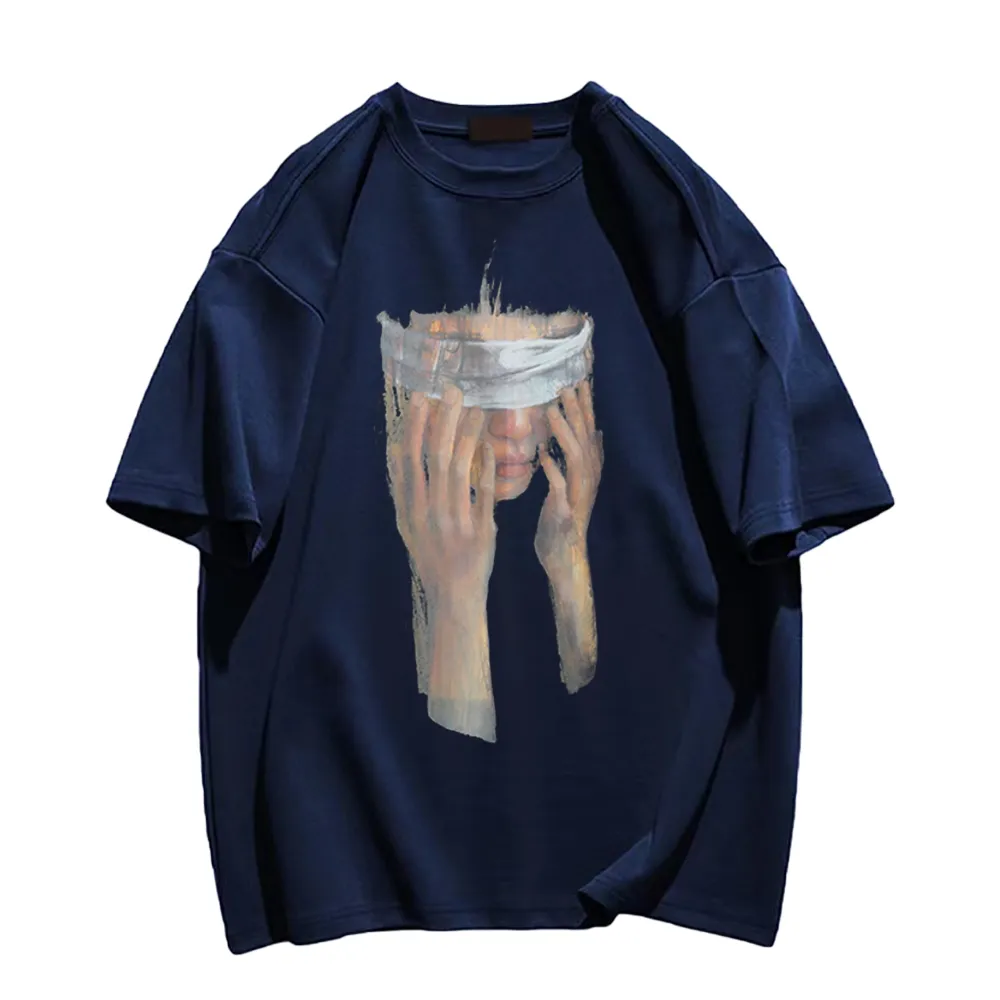 Lonely Blind folded Girl T-Shirt