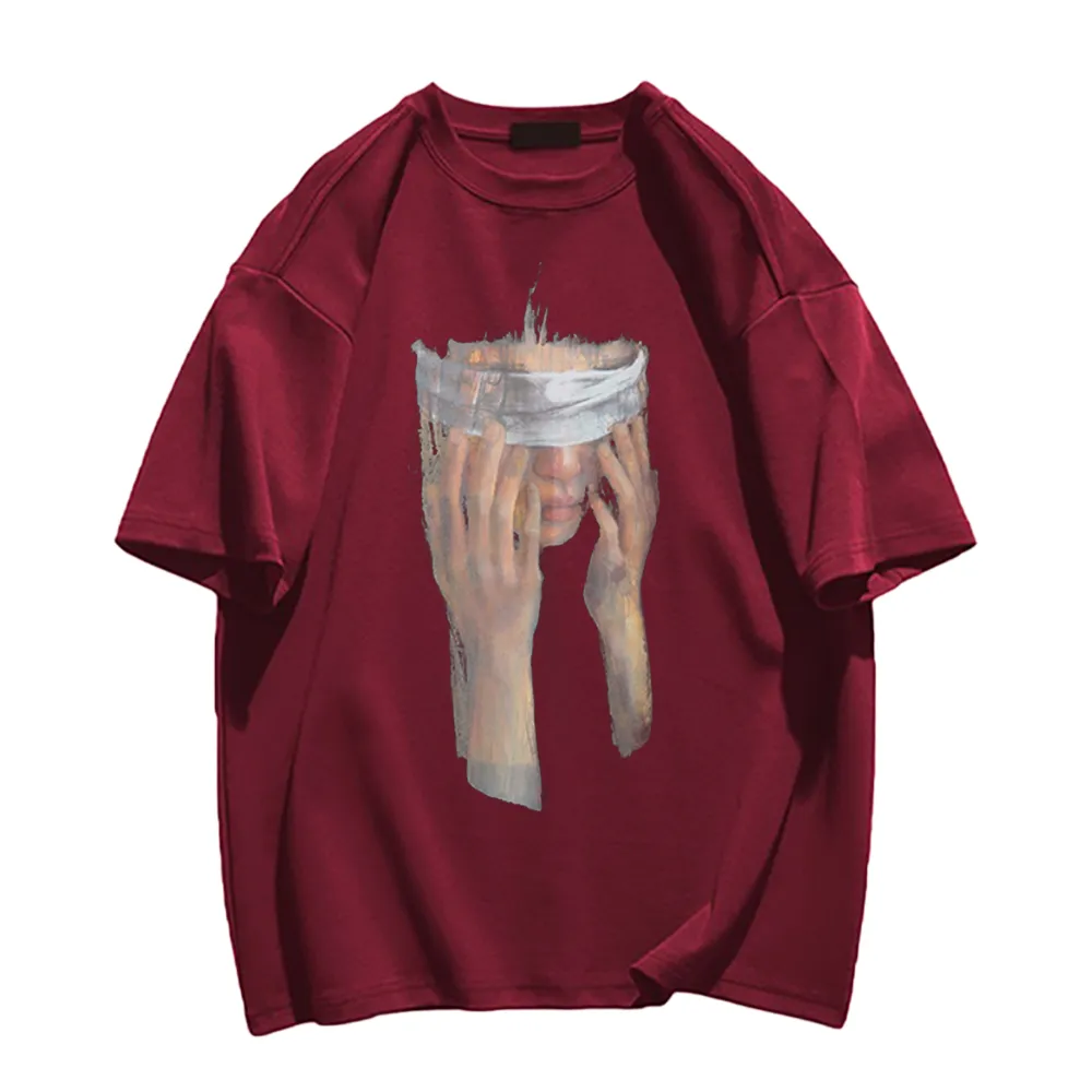 Lonely Blind folded Girl T-Shirt