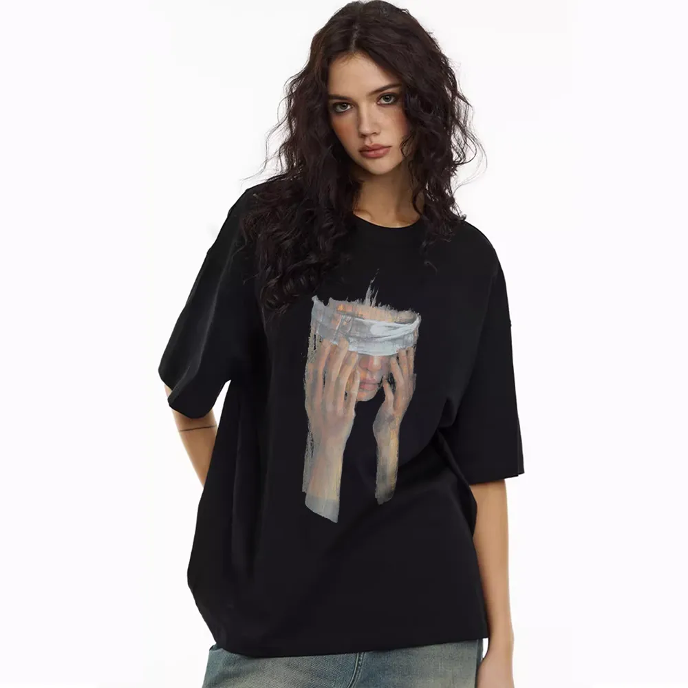 Lonely Blind folded Girl T-Shirt