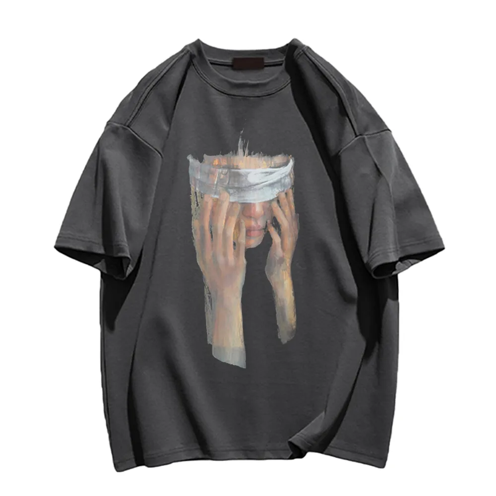 Lonely Blind folded Girl T-Shirt