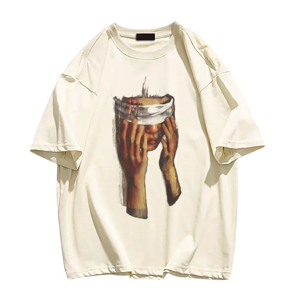 Lonely Blind folded Girl T-Shirt