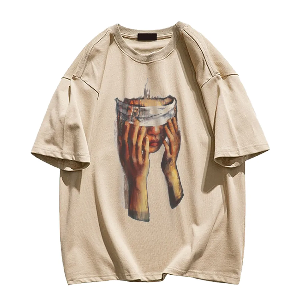 Lonely Blind folded Girl T-Shirt
