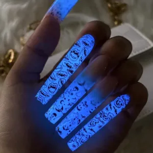 Long Coffin Luminous Pumpkin Ghosts