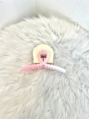 Loop Bead Hair Claw Clip