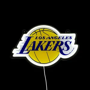 Los Angeles Lakers: Die-Cut LED Neon Sign