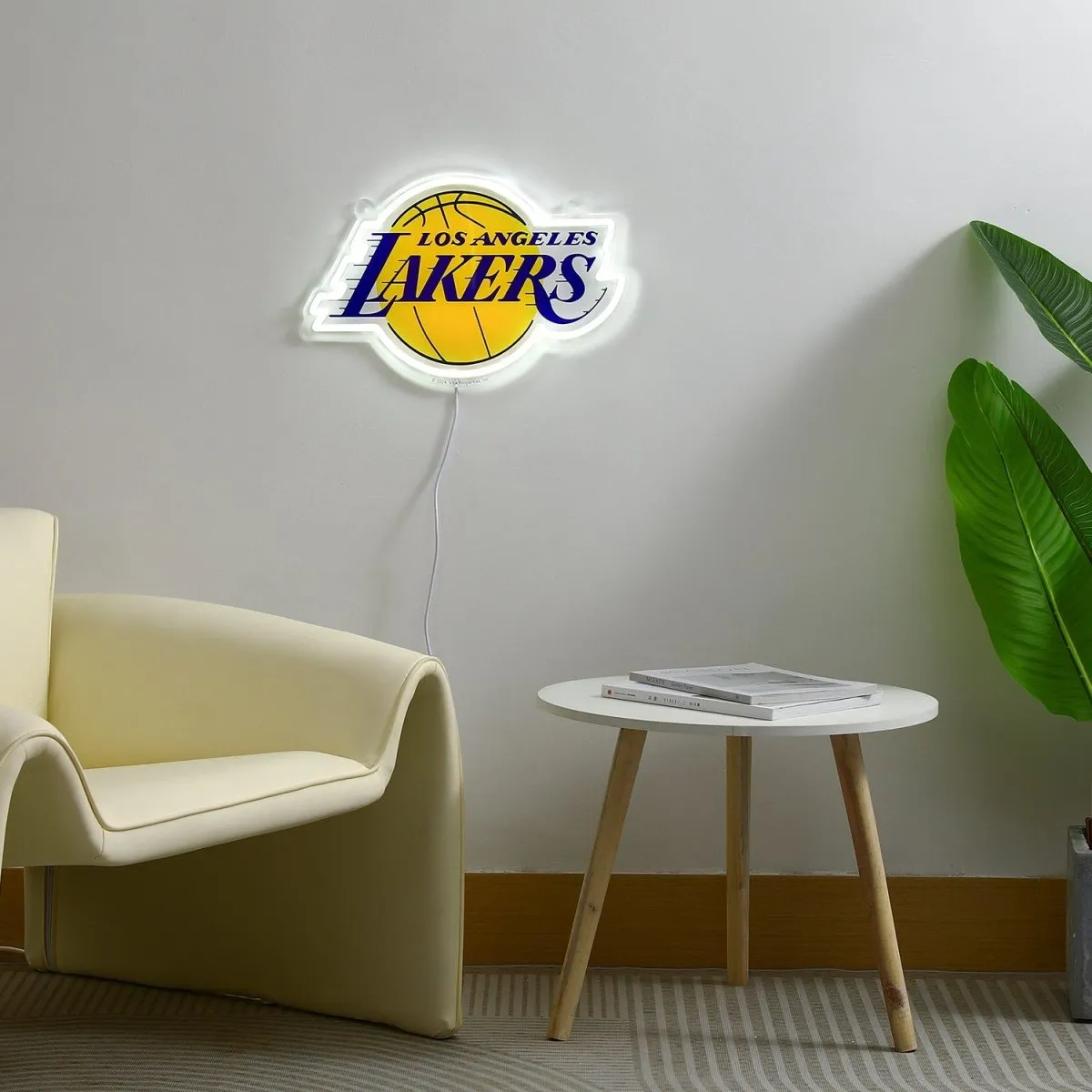 Los Angeles Lakers: Die-Cut LED Neon Sign