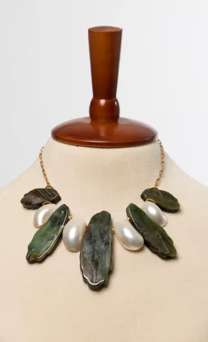 Lucite and Shell Necklace
