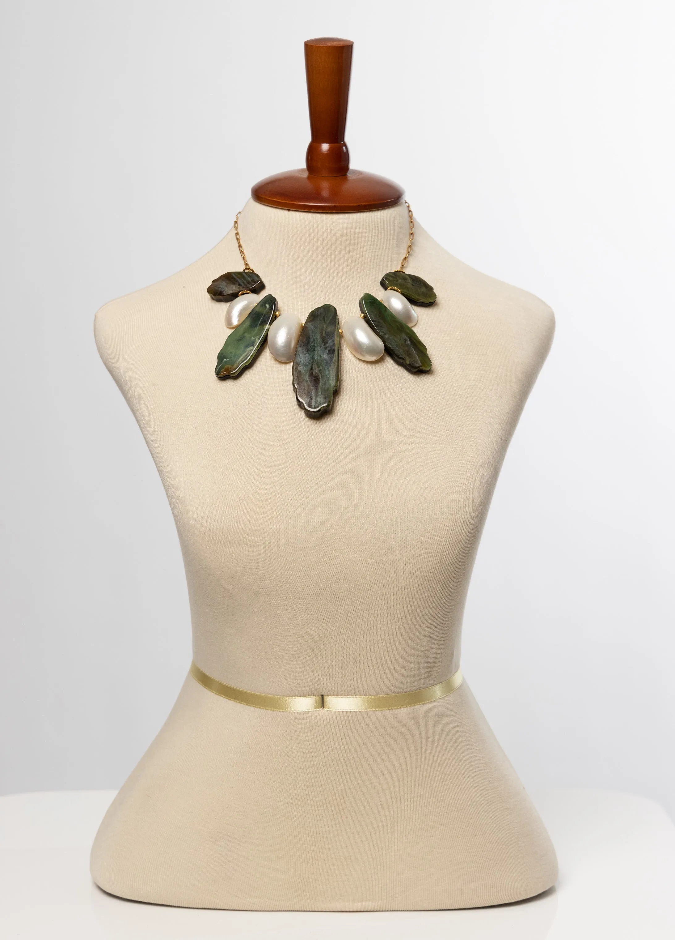 Lucite and Shell Necklace