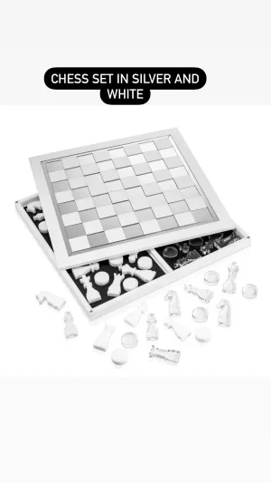 Lucite chess set