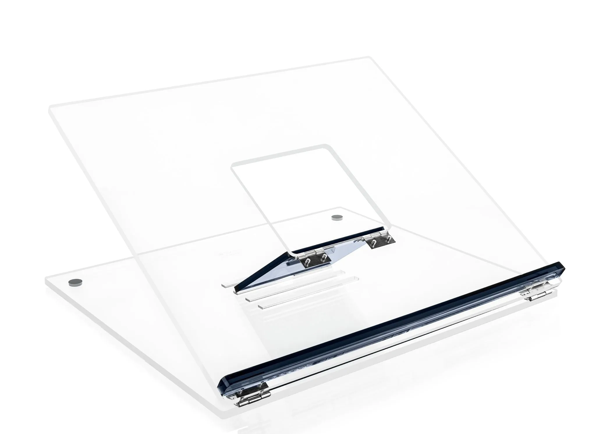 Lucite Desktop Shtender/Book Holder Smoke Blue