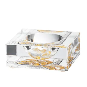 Lucite Painted Salt Dish