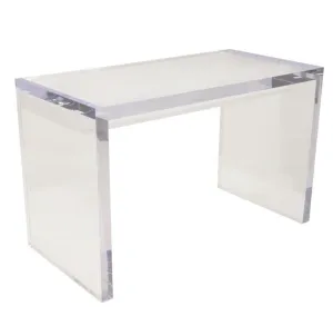 Lucite Parsons Slab Desk - 40" x 18"