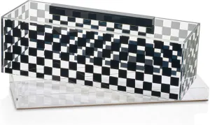 Lucite Rectangular Cake Dome Onyx Collection