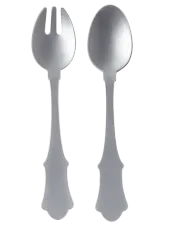 Lucite Salad Set Old fashion