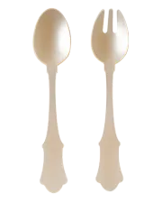 Lucite Salad Set Old fashion