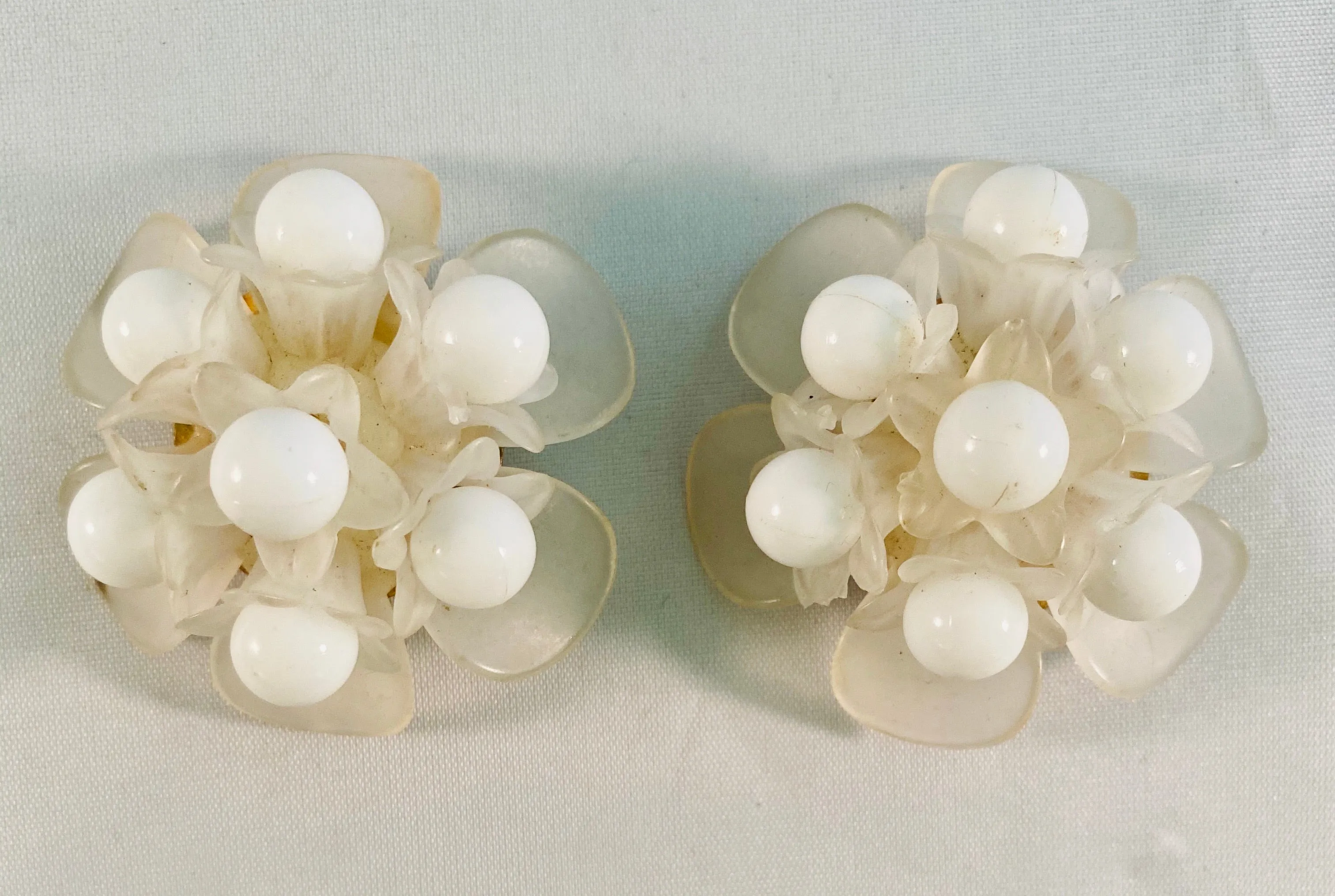 Lucite Vintage Earrings