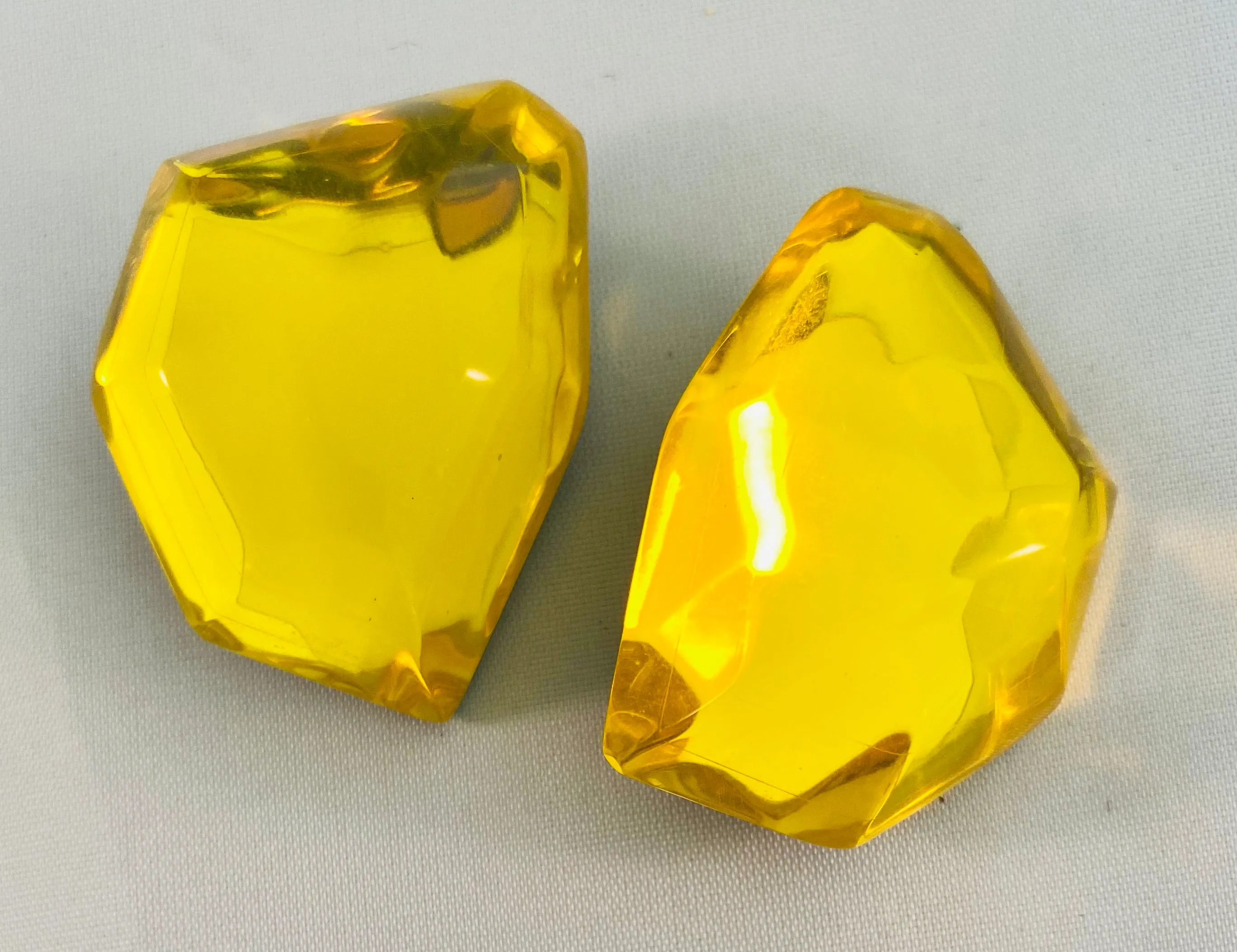 Lucite Vintage Earrings