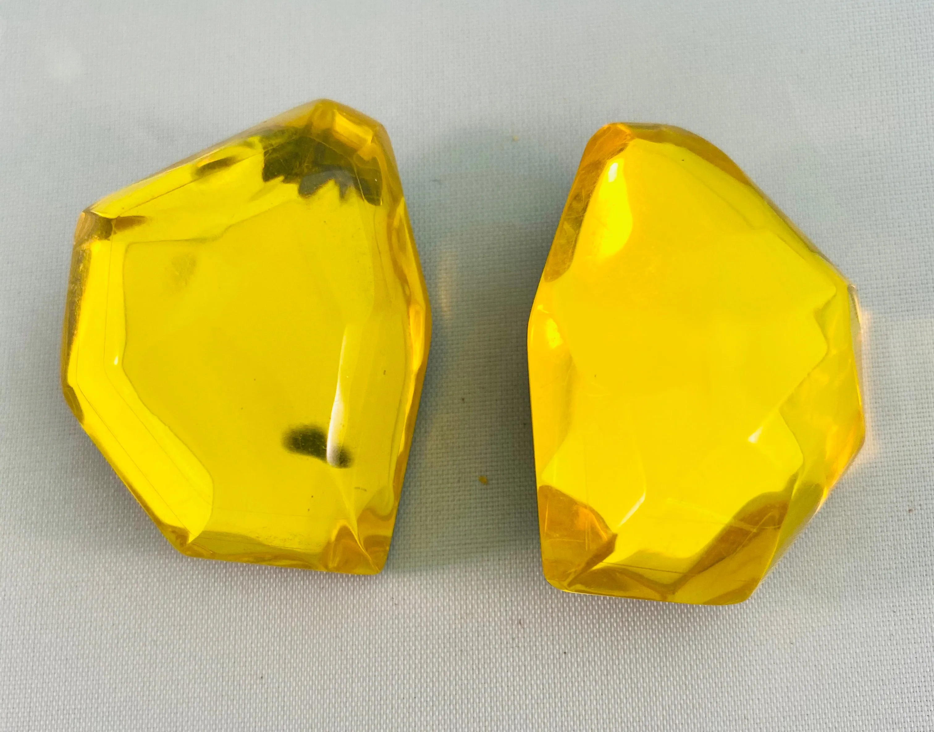 Lucite Vintage Earrings