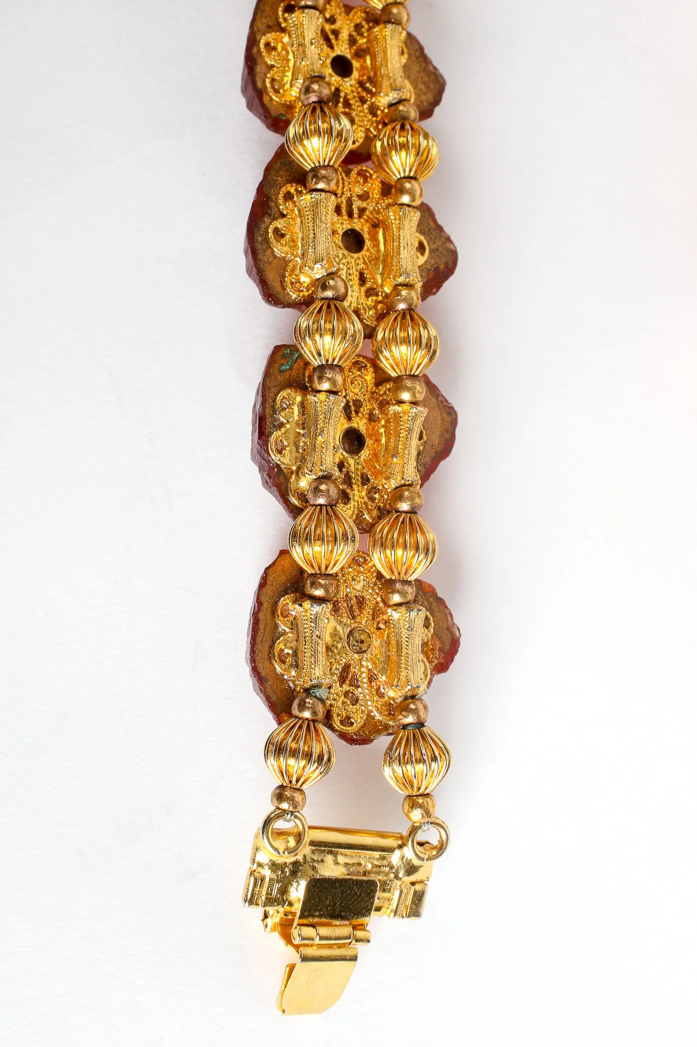 Luminous Amber Collar Necklace