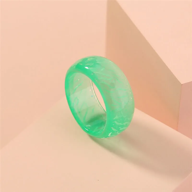 Luminous Crack Ring