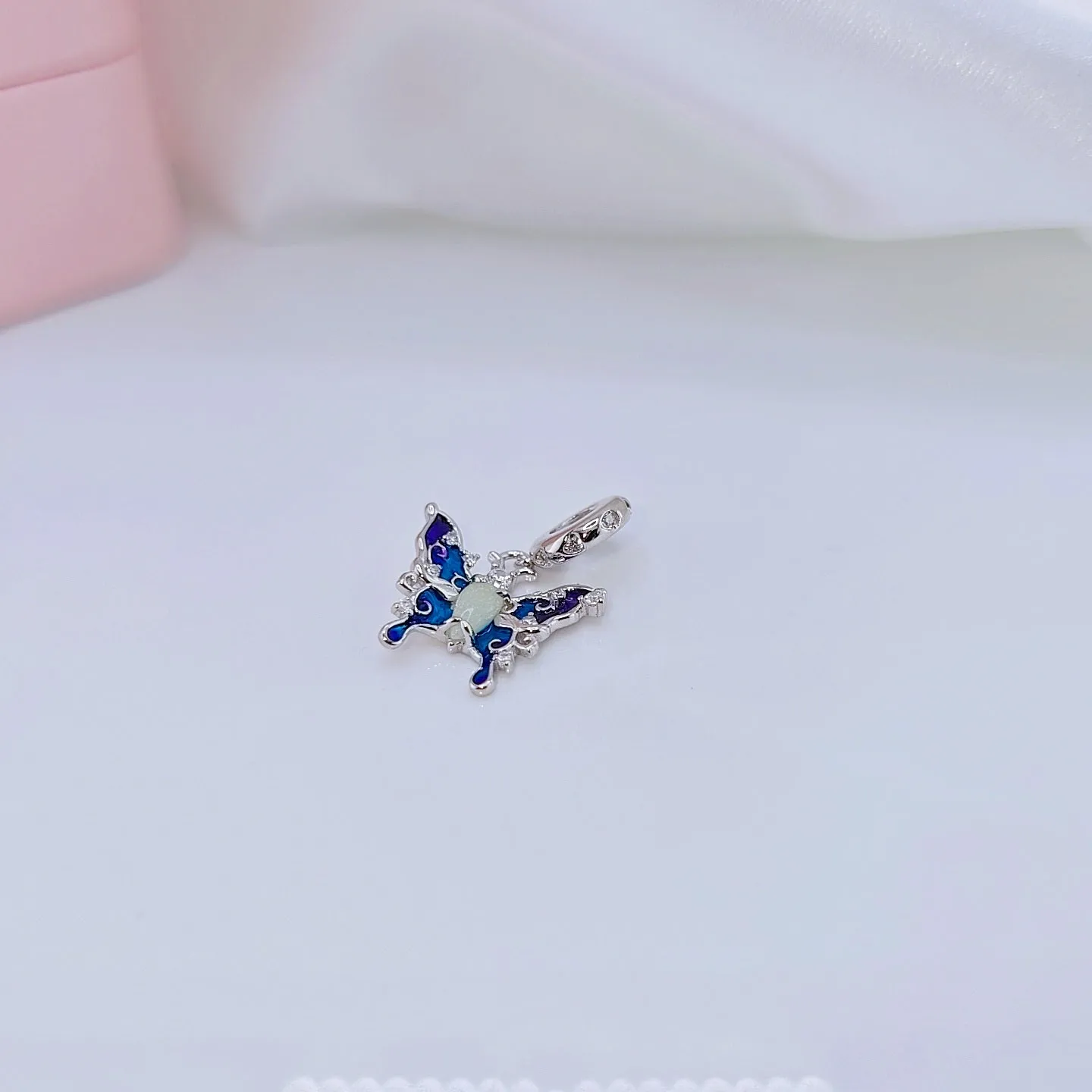 Luminous Insect Charm with Diamond