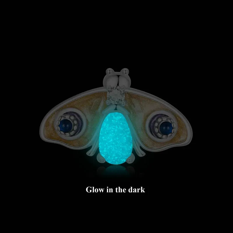 Luminous Insect Charm with Diamond