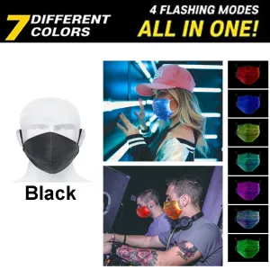 Luminous LED Face Mask With Buckle