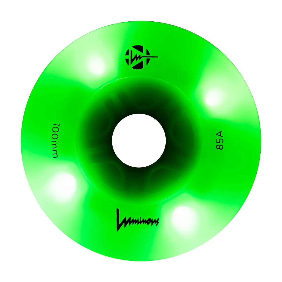 LUMINOUS - LED INLINE WHEELS - 100mm