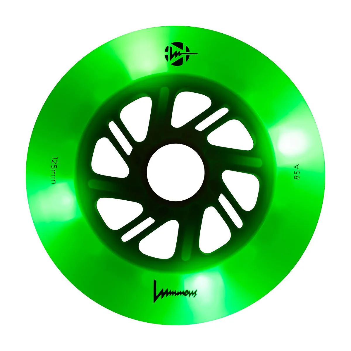 LUMINOUS - LED INLINE WHEELS - 125mm