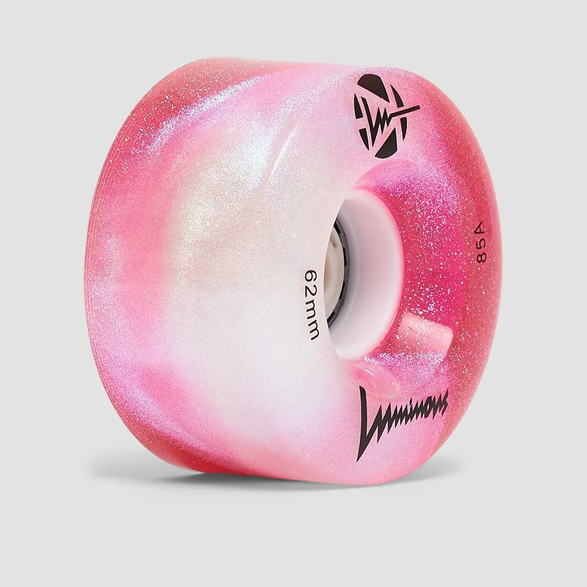 Luminous LED Quad 85a Wheels x4 Cotton Candy 62mm