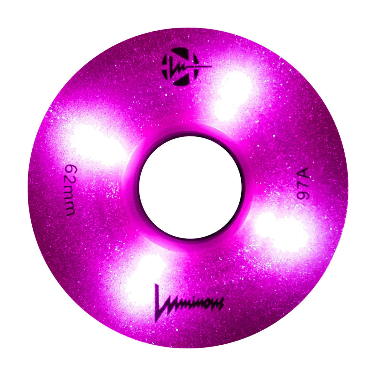 LUMINOUS - LED QUAD WHEELS - 62mm 97A