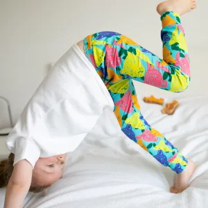 Luminous Leopard Print Leggings