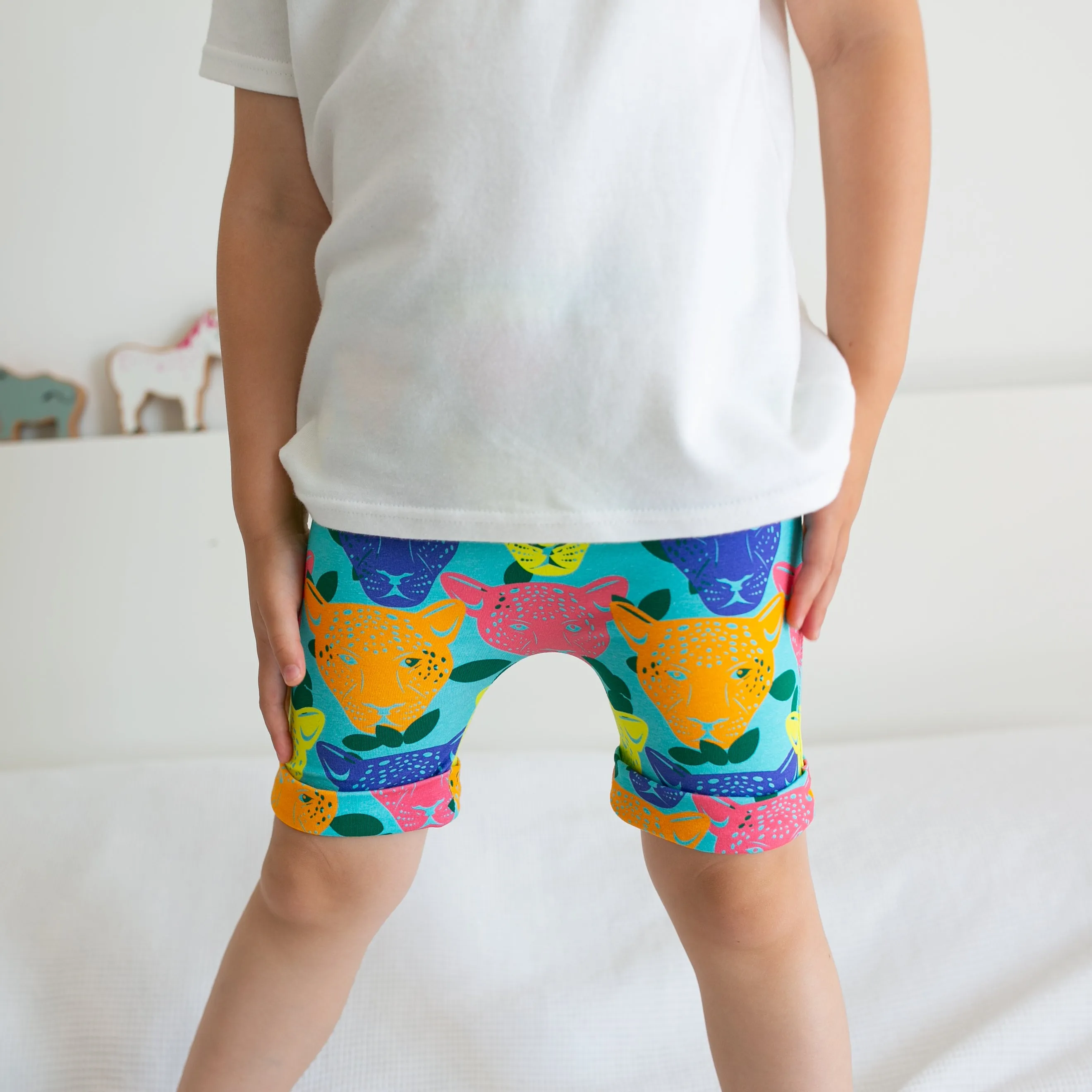 Luminous Leopard Shorts