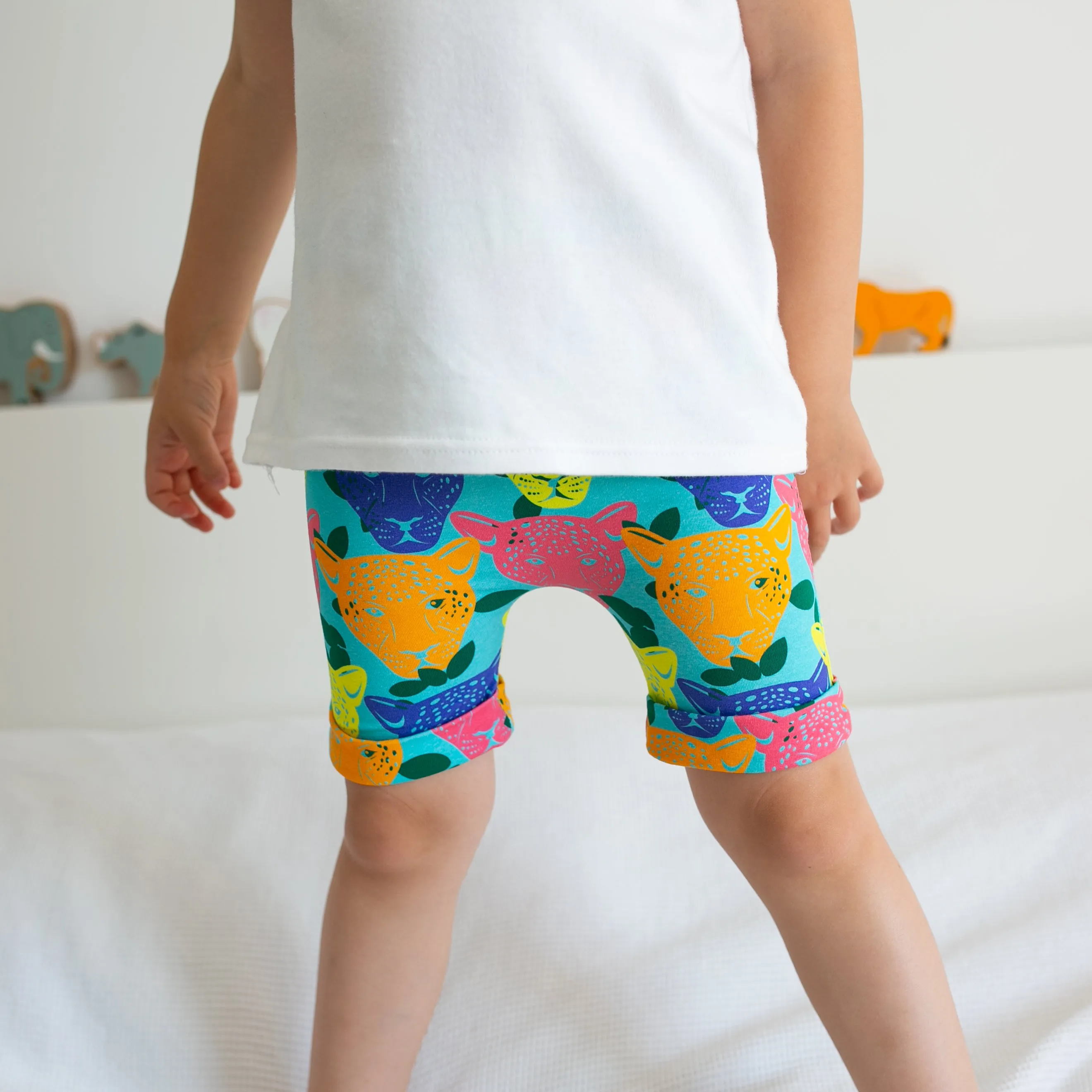 Luminous Leopard Shorts
