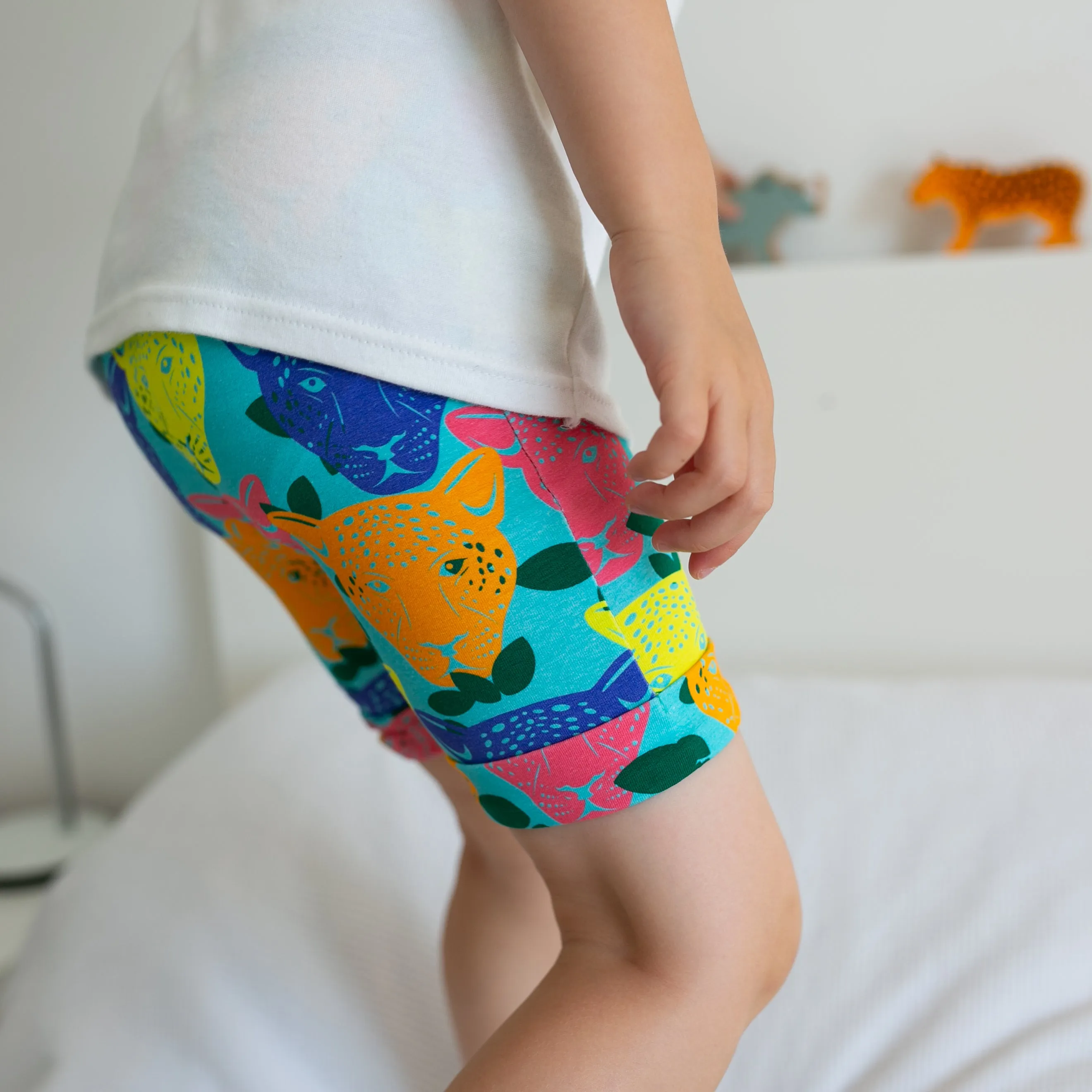 Luminous Leopard Shorts