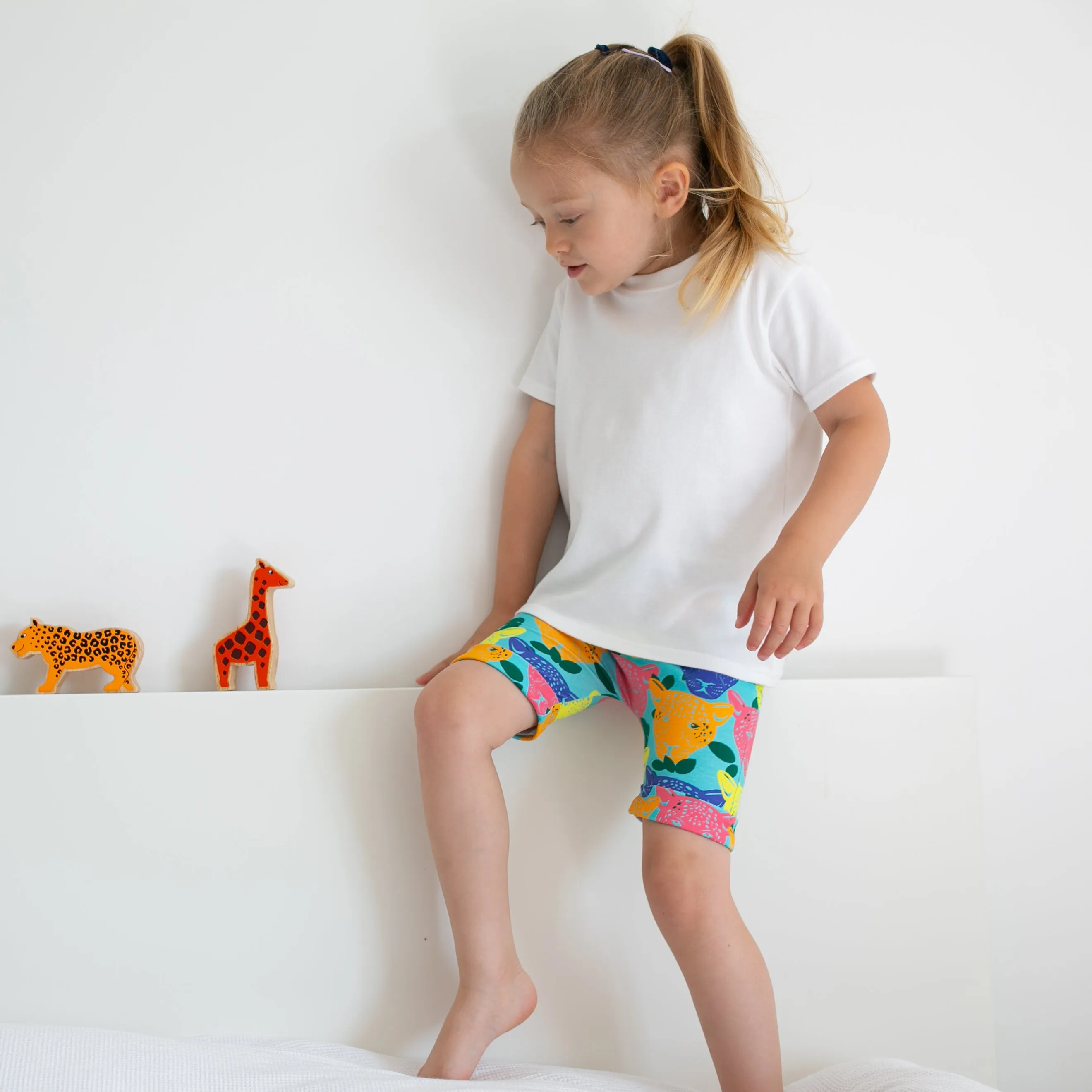Luminous Leopard Shorts