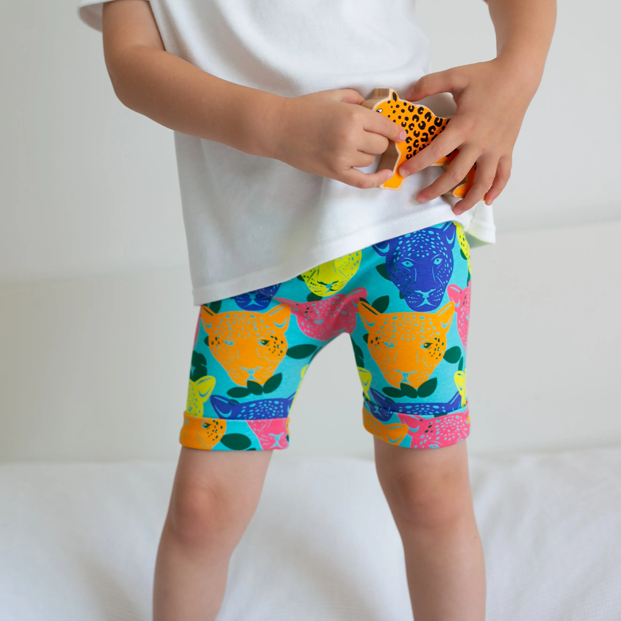Luminous Leopard Shorts
