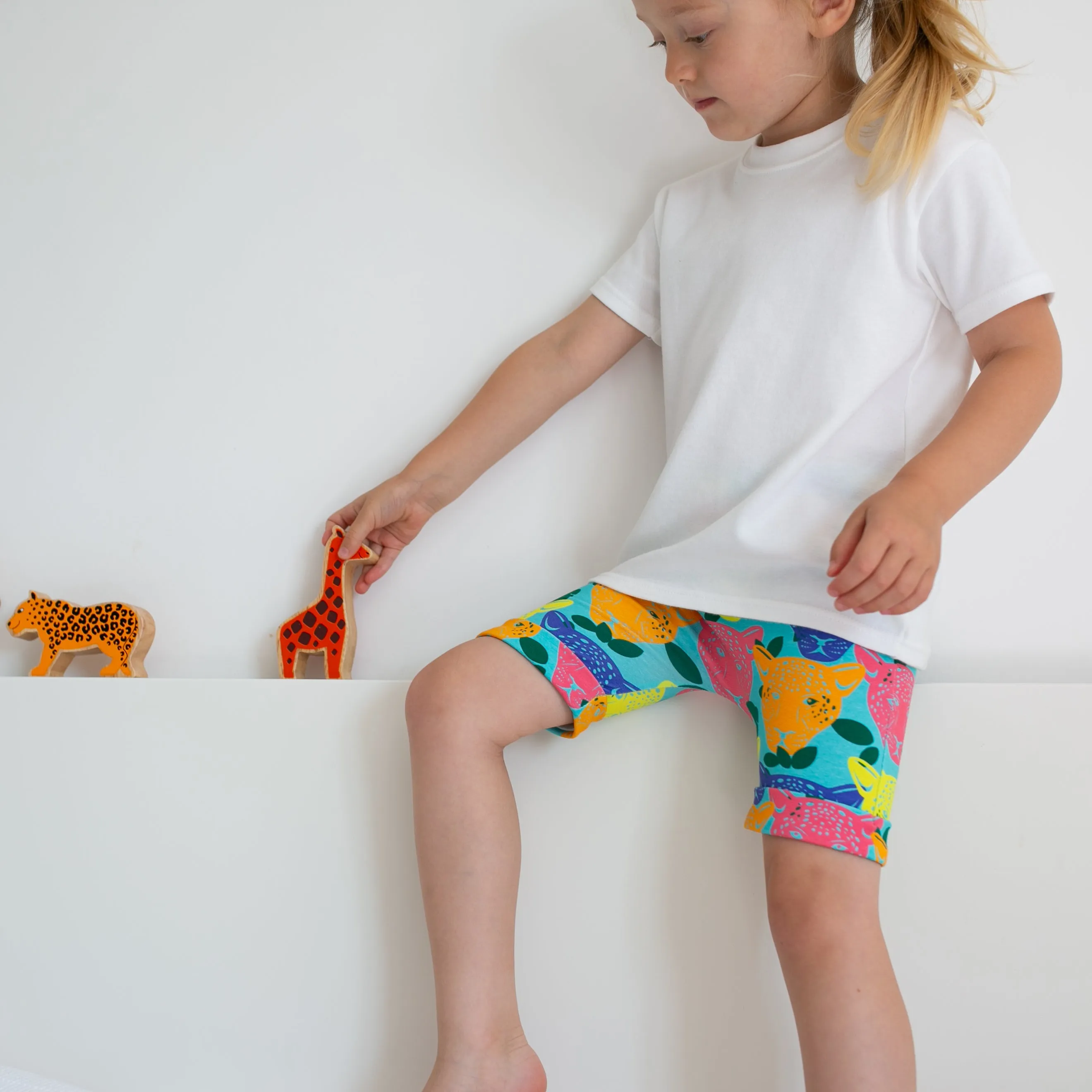 Luminous Leopard Shorts