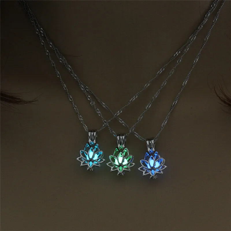 Luminous Lotus Necklace
