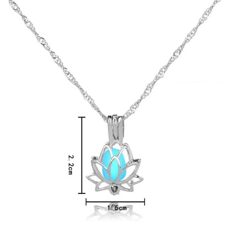 Luminous Lotus Necklace