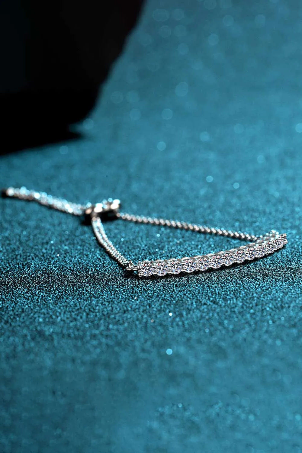 Luminous Moissanite Adjustable Bracelet