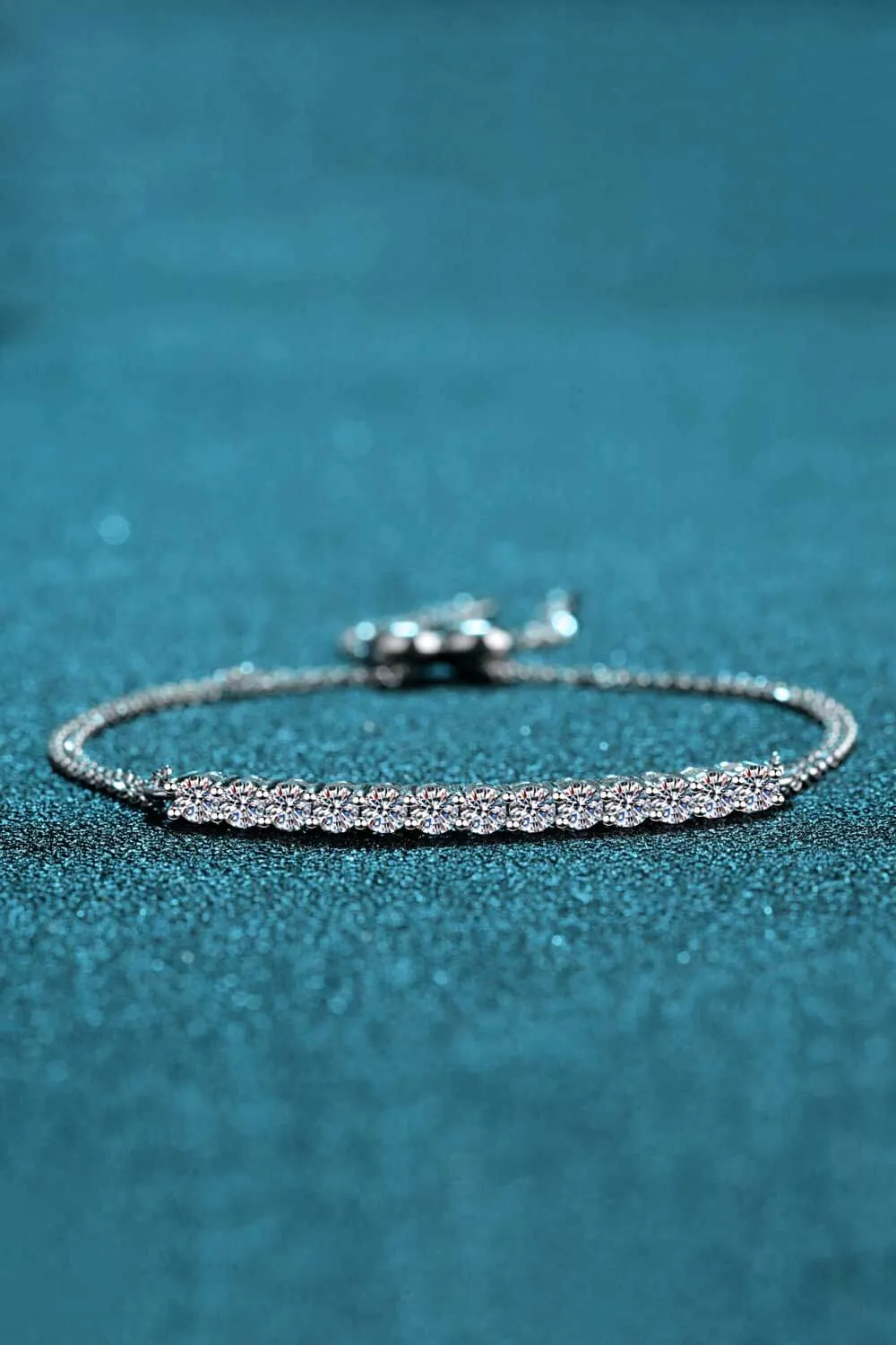 Luminous Moissanite Adjustable Bracelet