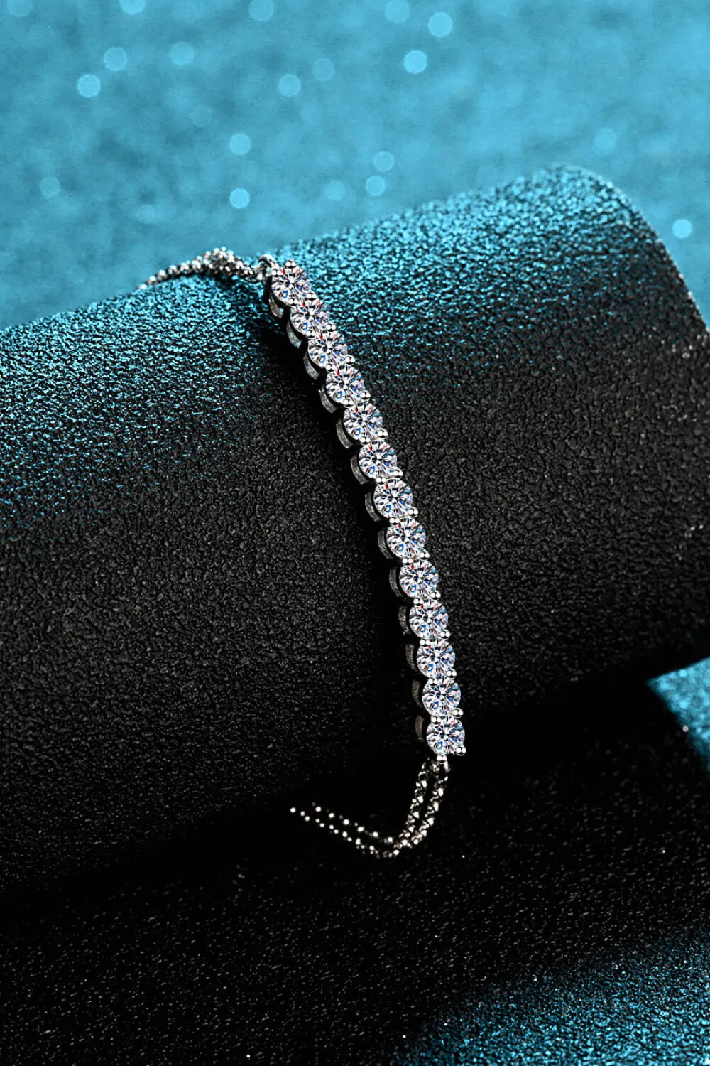 Luminous Moissanite Adjustable Bracelet