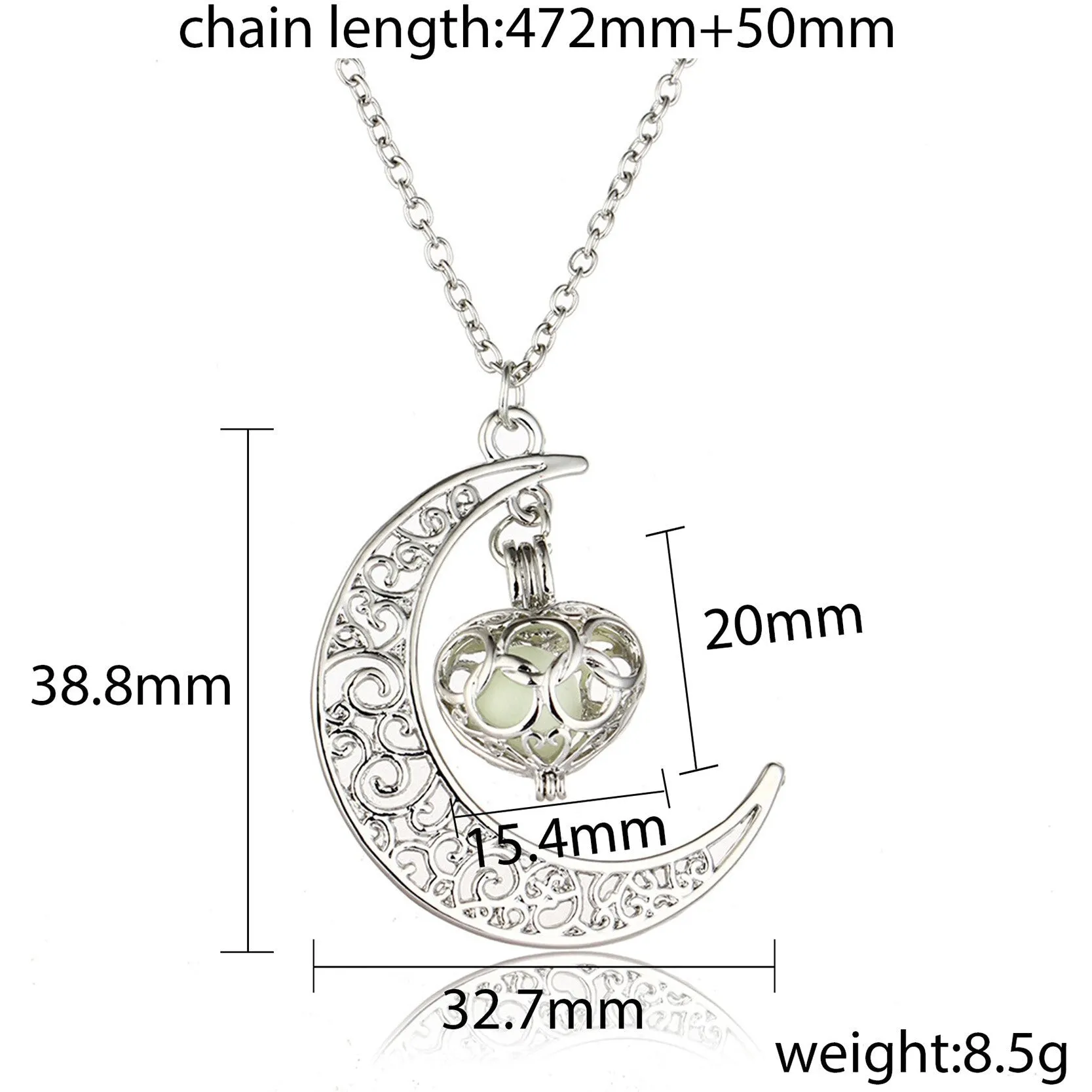 Luminous Moon Necklace