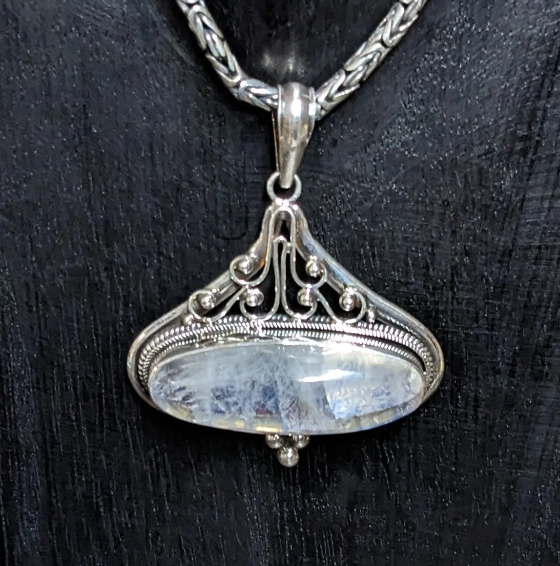 Luminous Moonstone Pendant